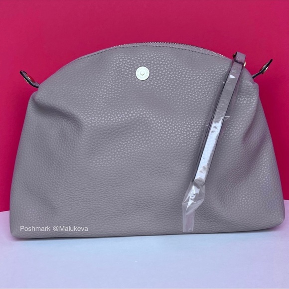 NWT 3 pcs! Steve Madden Bparker Crossbody Purse Handbag Color Mushroom Taupe - Picture 10 of 11